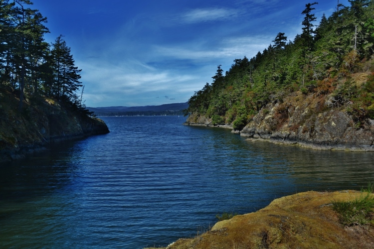 blue-water cove